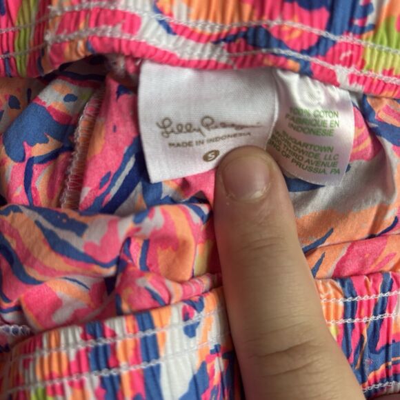 Lilly Pulitzer Pajama Pants Womens Knit Floral S Tropical Print Colorful Preppy - Picture 9 of 11